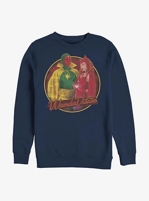 Marvel WandaVision Costume Couple Crew Sweatshirt