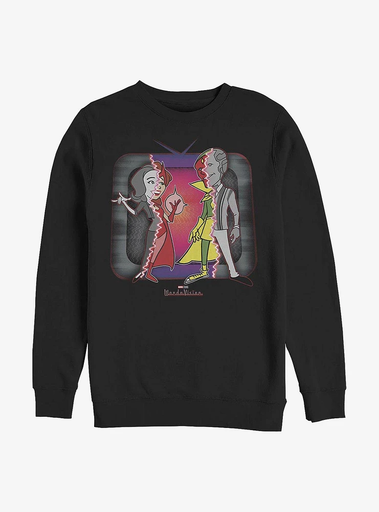 Marvel WandaVision Secret Identities Crew Sweatshirt