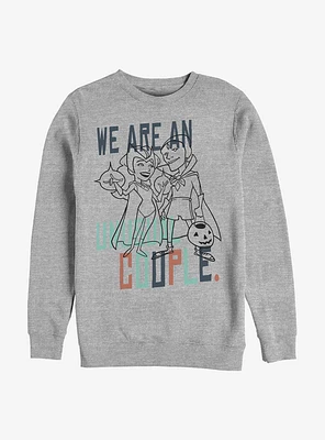 Marvel WandaVision Unusual Couple Crew Sweatshirt