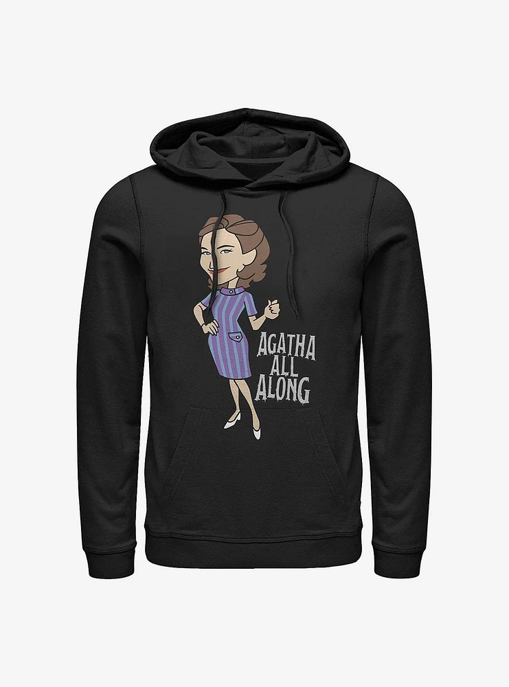 Marvel WandaVision Agatha All Along Hoodie