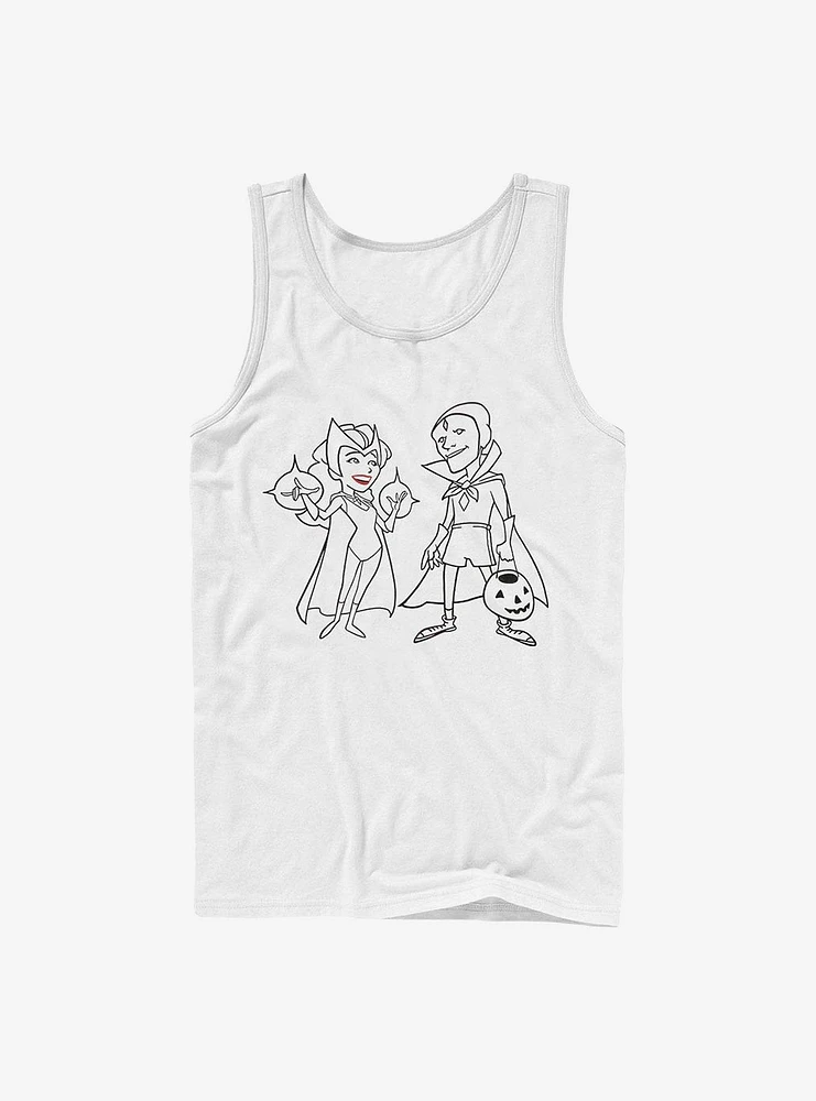 Marvel WandaVision Costume Couple Simple Ink Tank