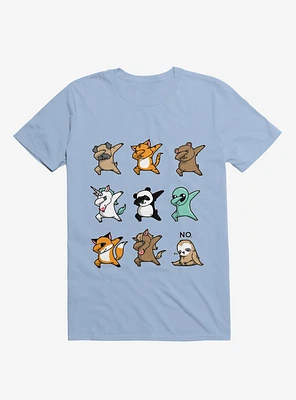 Dabbing Party Light Blue T-Shirt