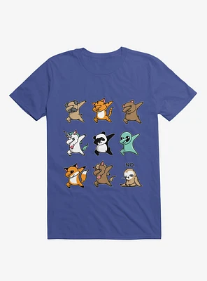 Dabbing Party Royal Blue T-Shirt