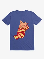 Comfie Pig Royal Blue T-Shirt