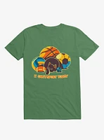 I Can't Sports Today Kelly Green T-Shirt