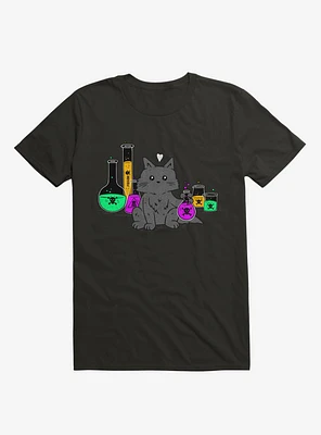 I Think My Cat Wants To Kill Me Black T-Shirt