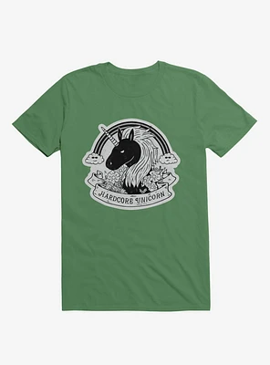 Hardcore Unicorn Kelly Green T-Shirt