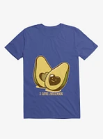 I Love Avocados Royal Blue T-Shirt