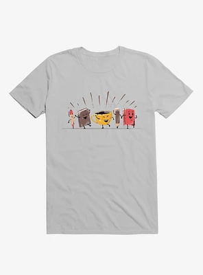Back To School Coffee Ice Grey T-Shirt