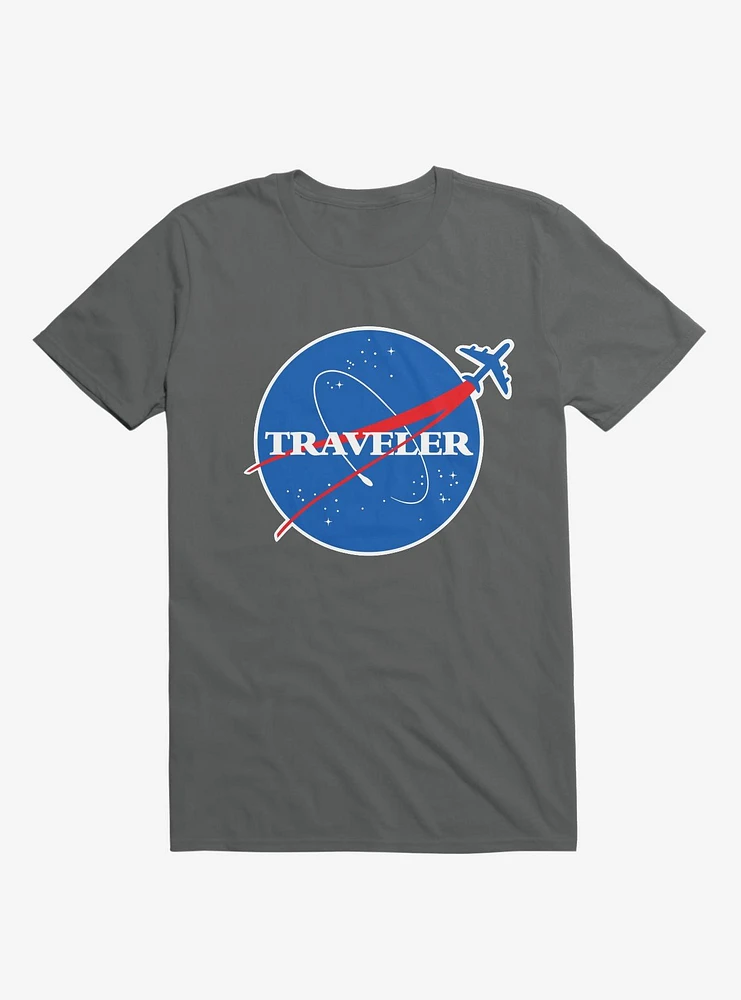 Interstellar Traveler Charcoal Grey T-Shirt