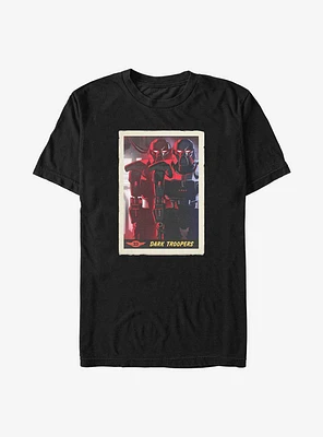 Star Wars The Mandalorian Dark Troopers Card T-Shirt