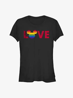 Disney Mickey Mouse Love Rainbow Pride T-Shirt