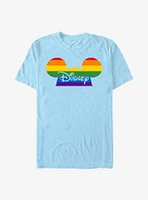 Disney Mickey Mouse Rainbow Pride Hat T-Shirt