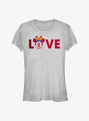Disney Minnie Mouse Love Rainbow Pride T-Shirt
