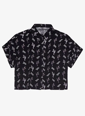 My Chemical Romance The Black Parade Girls Woven Button-Up
