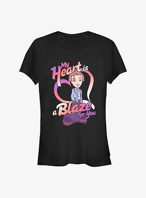 Bratz Cameron My Heart Is a Blaze For You Girls T-Shirt