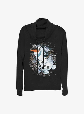 Disney Frozen Olaf Dream Cowlneck Long-Sleeve Girls Top