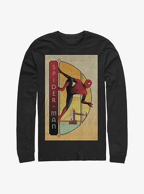 Marvel Spider-Man Bridge Long-Sleeve T-Shirt