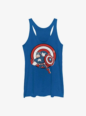 Marvel Captain America Retro Girls Tank