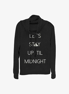 Disney Cinderella Let's Stay Up Cowlneck Long-Sleeve Girls Top