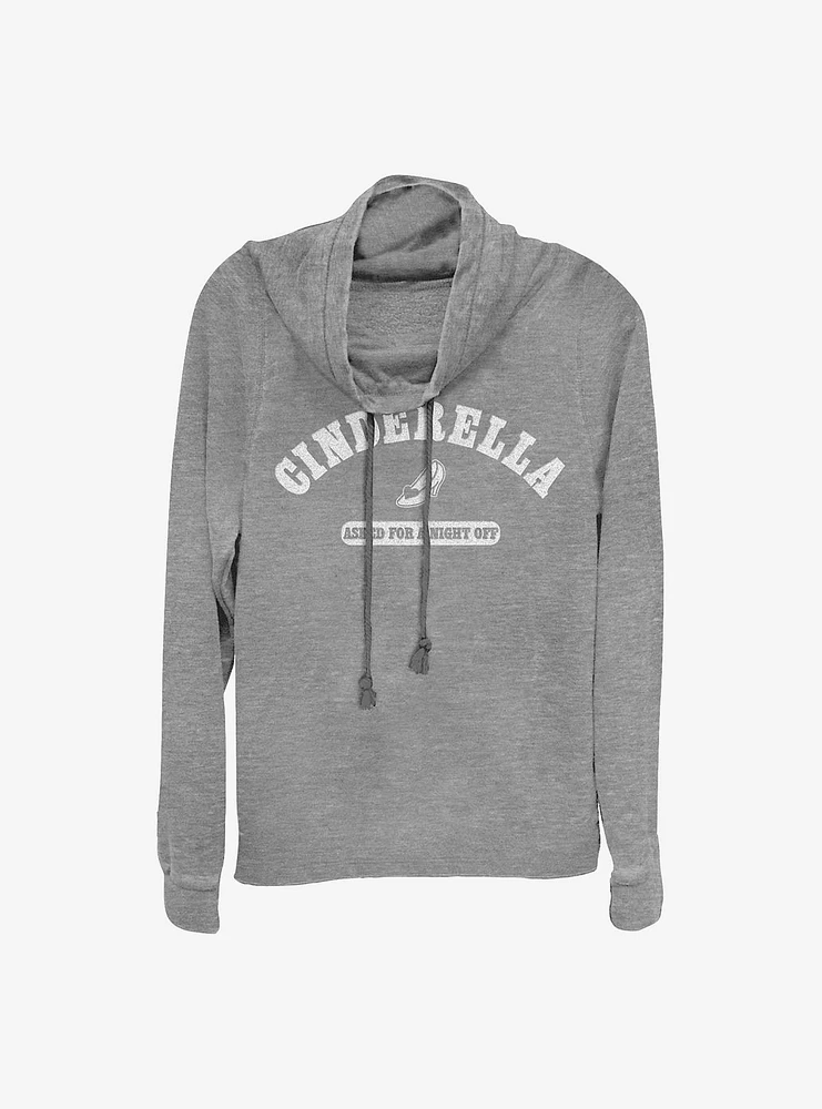 Disney Cinderella Night Off Cowlneck Long-Sleeve Girls Top