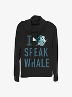 Disney Pixar Finding Nemo Whale Talk Cowlneck Long-Sleeve Girls Top