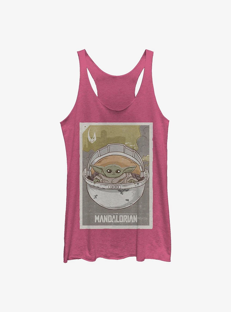 Star Wars The Mandalorian Child Poster Girls Tank