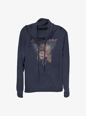 Star Wars Triangle Cowlneck Long-Sleeve Girls Top