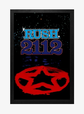 Rush 2112 Framed Wood Wall Art