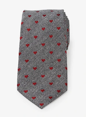 Herringbone Heart Tie