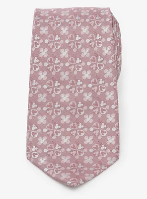 Disney Mickey Mouse Silhouette Blossom Pink Tie