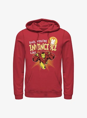 Marvel Iron Man Dad Invincible Like Hoodie