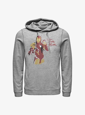 Marvel Iron Man Scribbles Hoodie