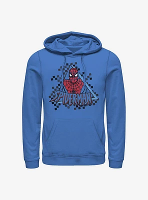 Marvel Spider-Man Spider Checkered Hoodie