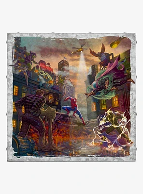 Marvel Spider-Man vs. the Sinister Six 14" x 14" Metal Box Art