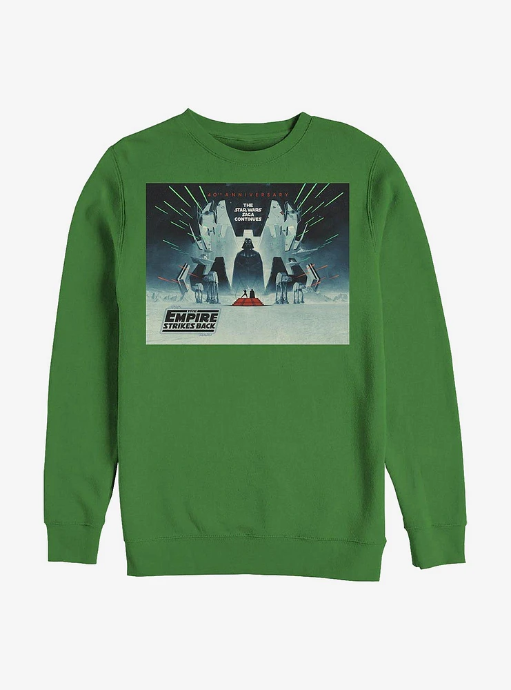 Star Wars Episode V The Empire Strikes Back 40th Anniversary Poster Sweatshirt