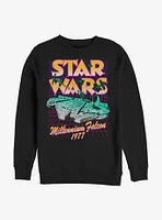 Star Wars Grid Millennium Falcon 1977 Crew Sweatshirt