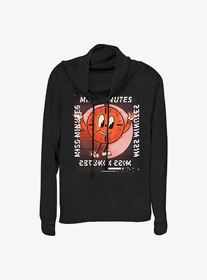 Marvel Loki Miss Minutes Glitch Cowlneck Long-Sleeve Girls Top