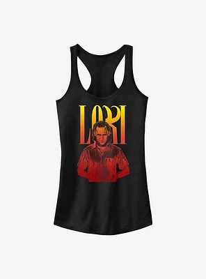 Marvel Loki Fierce Title Pose Girls Tank