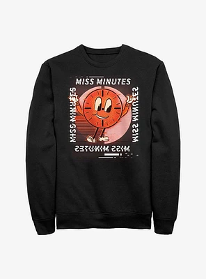 Marvel Loki Miss Minutes Glitch Crew Sweatshirt