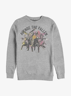 Marvel Avengers Avenge The Fallen Crew Sweatshirt