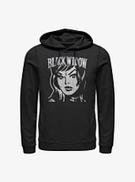 Marvel Black Widow Simple Block Hoodie
