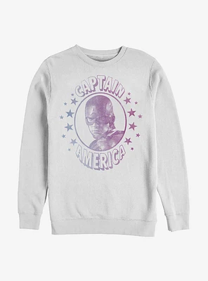 Marvel Captain America Stars Crew Sweatshirt