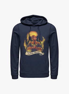 Marvel Captain Flames Hoodie