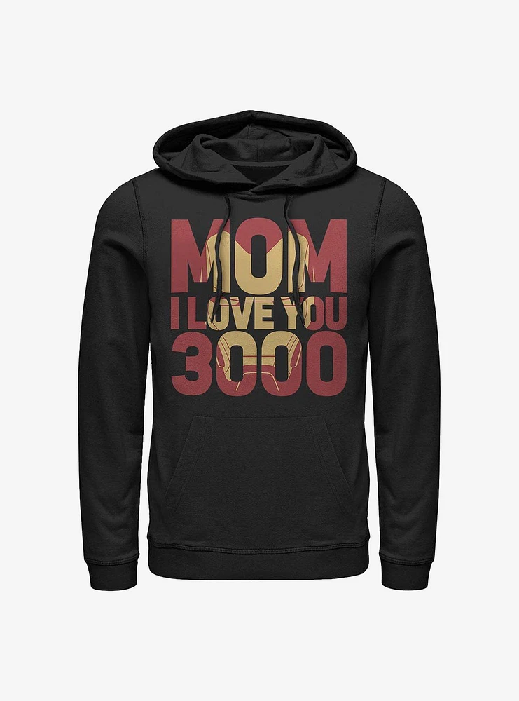 Marvel Iron Man Love You 3000 Hoodie