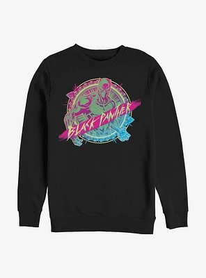 Marvel Black Panther Neon Crew Sweatshirt