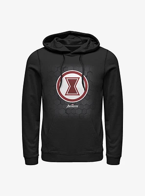 Marvel Black Widow Hex Logo Hoodie