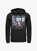 Marvel Captain America Legendary Dad Hoodie