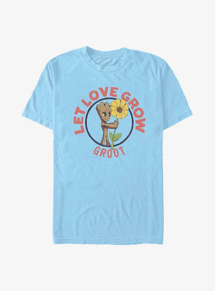 Marvel Guardians Of The Galaxy Let Love Grow T-Shirt