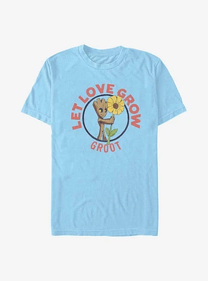 Marvel Guardians Of The Galaxy Let Love Grow T-Shirt